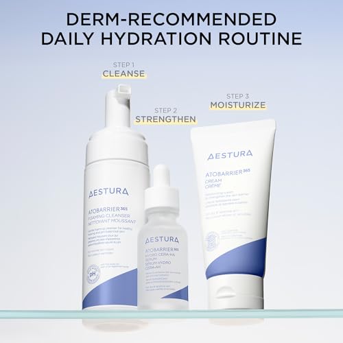 AESTURA ATOBARRIER365 Cream with Ceramides, Korean Moisturizer for Skin Barrier Repair | Long-lasting Hydration, Ceramide Capsules, Dry & Sensitive Skin, Non-comedogenic, 80 mL / 2.70 fl.oz.