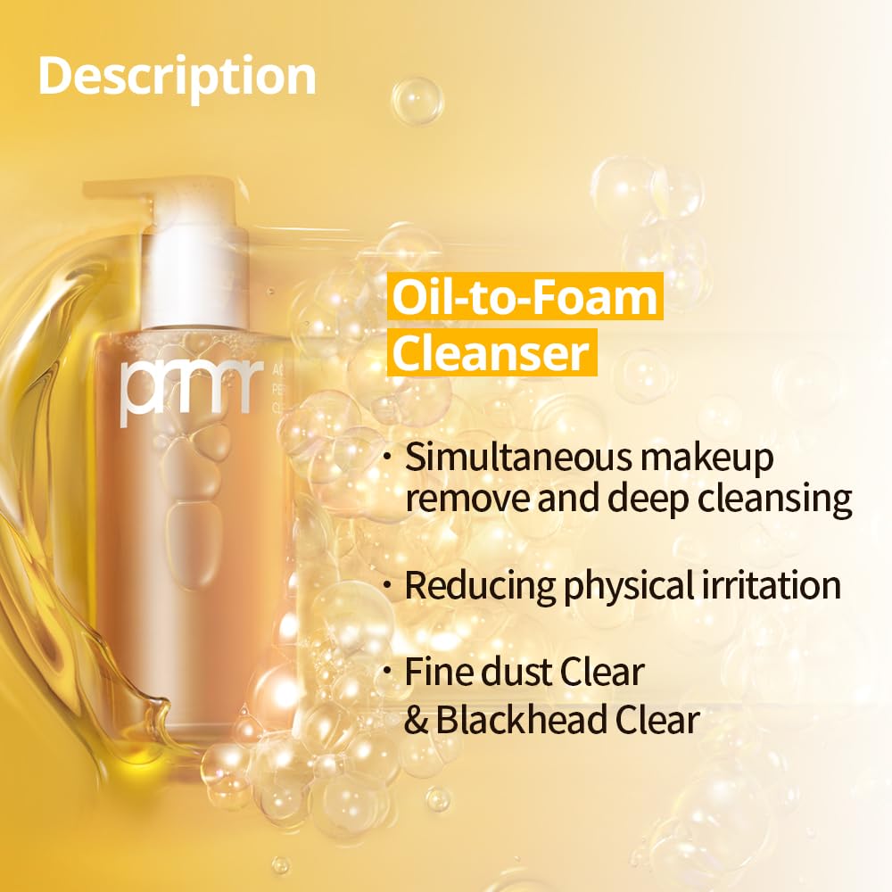 PRIMERA (PRMR ๐๐๐ก๐๐ค๐๐ค๐๐ข ๐พ๐ก๐๐๐ฃ๐จ๐๐ง Korean Deep Cleansing Oil, Daily Makeup Remover, Blackheads, Dust and Dirt Removal, Pore Cleaning, Hyaluronic acid (200ml, 6.76 fl. oz)