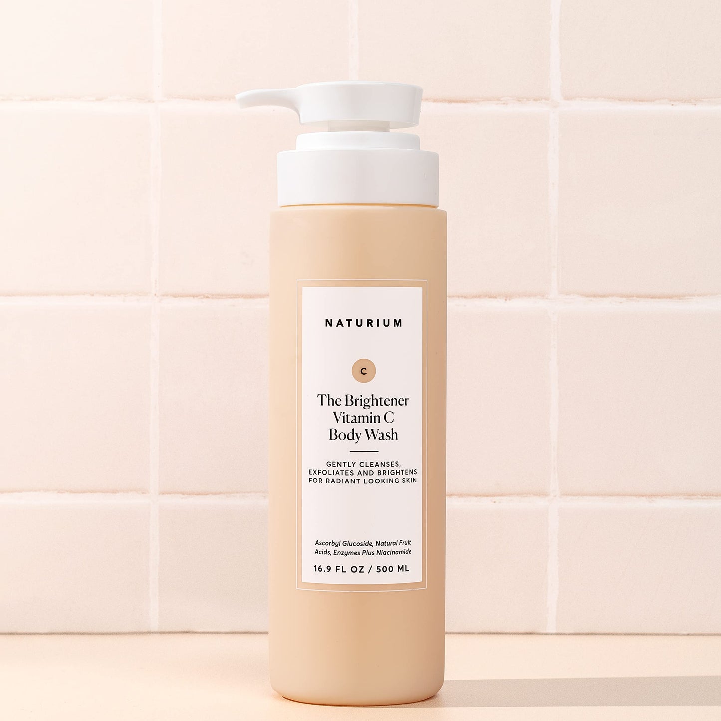 Naturium The Glow Getter Multi-Oil Hydrating Body Wash, Gentle Cleanser, 16.9 oz