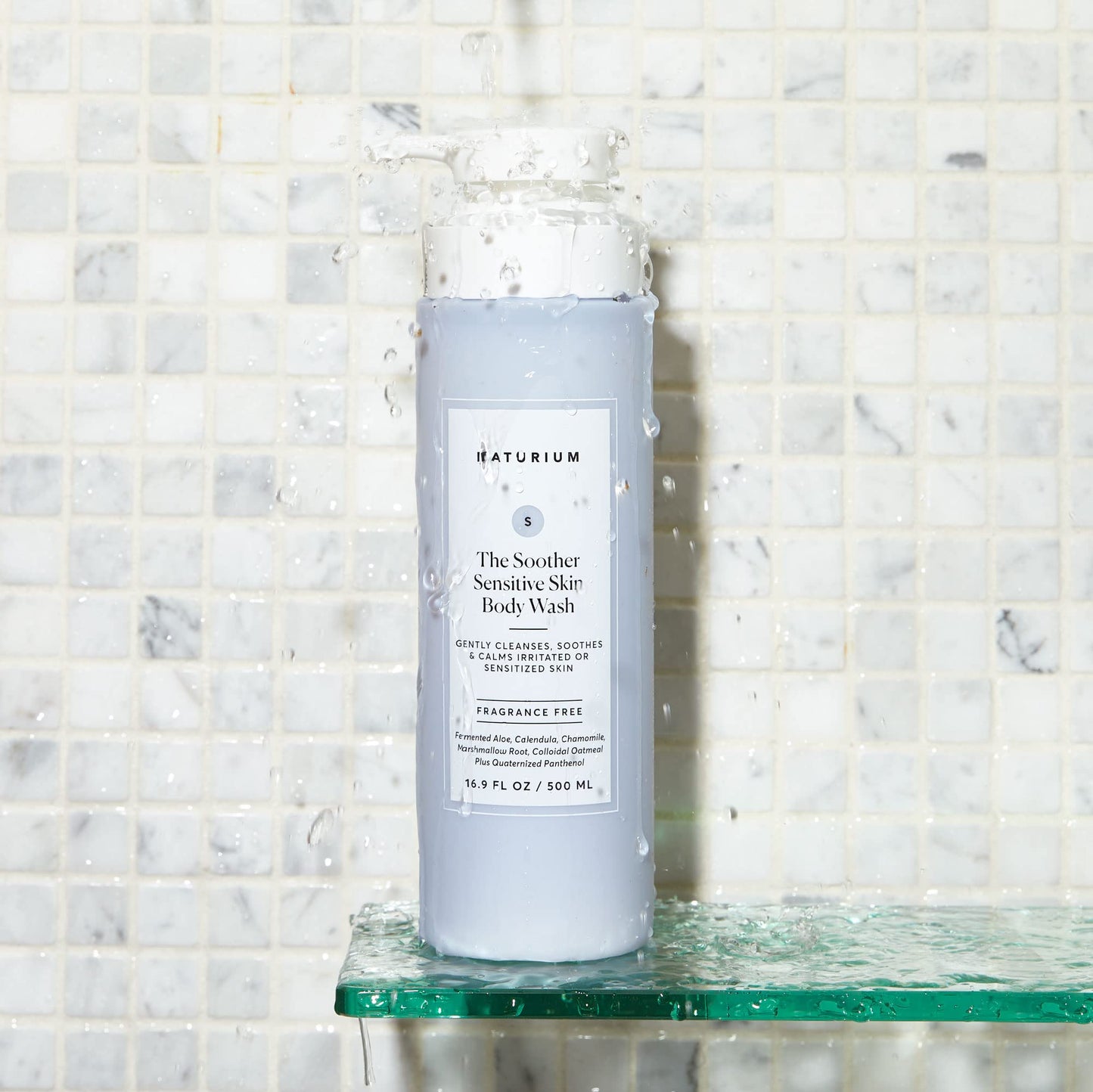 Naturium The Glow Getter Multi-Oil Hydrating Body Wash, Gentle Cleanser, 16.9 oz
