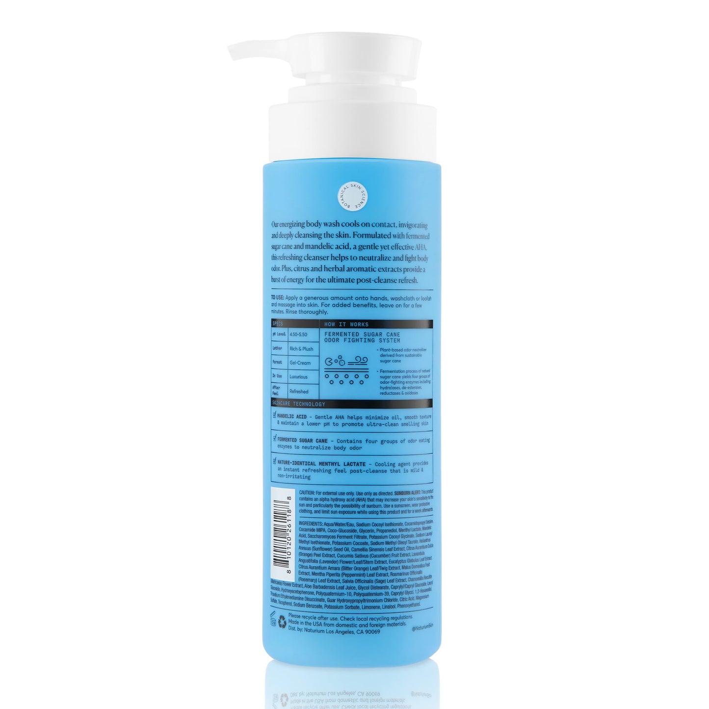 Naturium The Glow Getter Multi-Oil Hydrating Body Wash, Gentle Cleanser, 16.9 oz