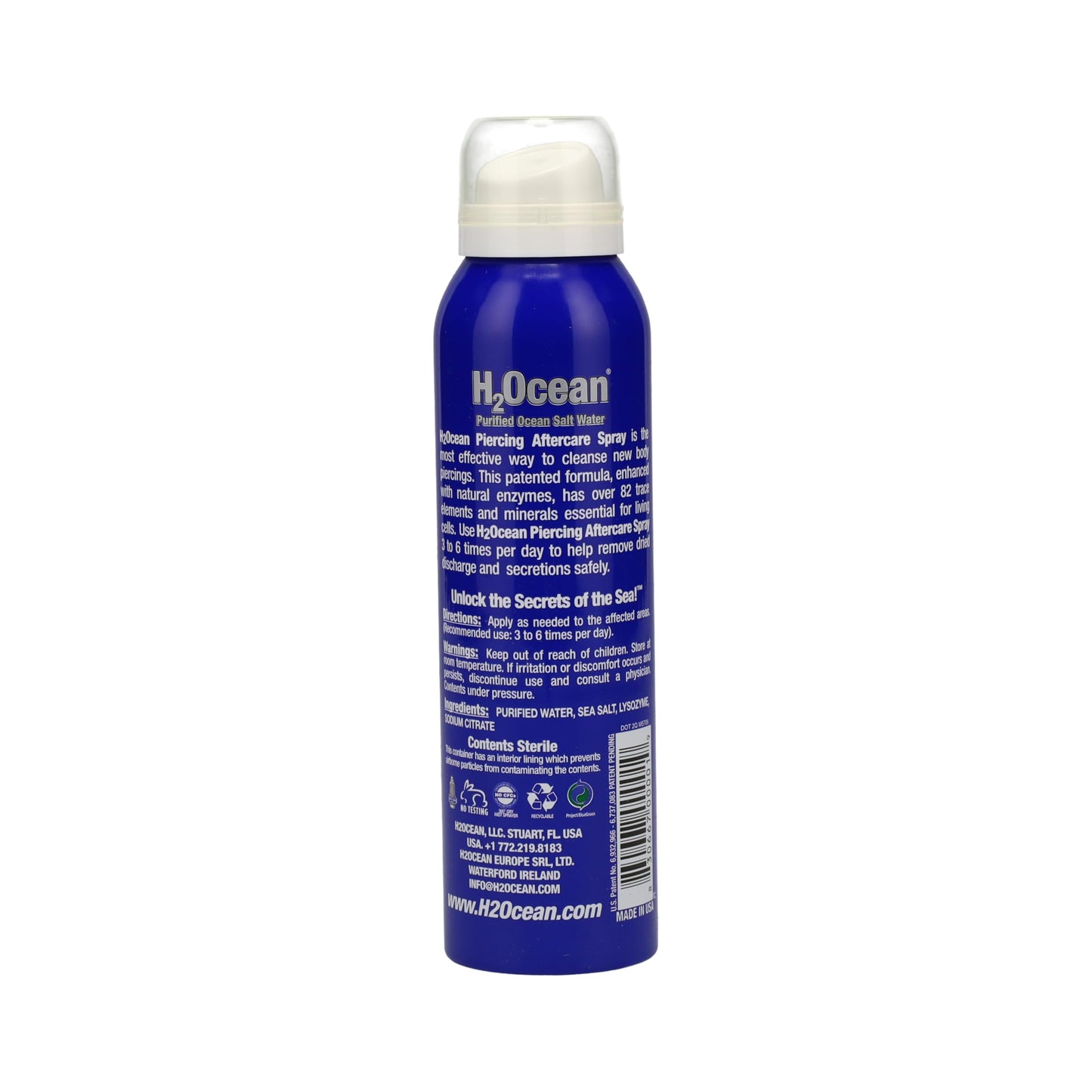 H2Ocean Piercing Aftercare Spray 4oz