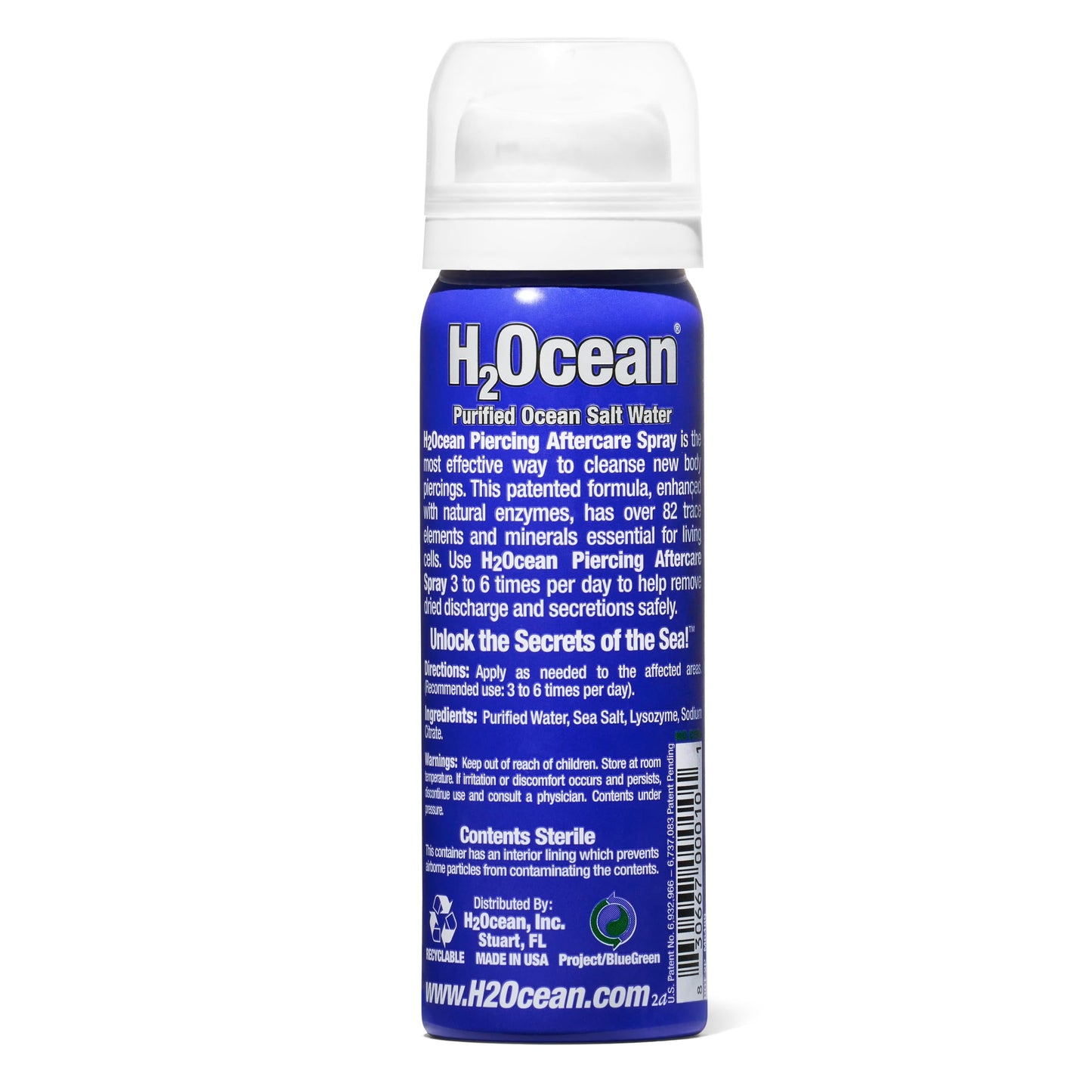 H2Ocean Piercing Aftercare Spray 4oz