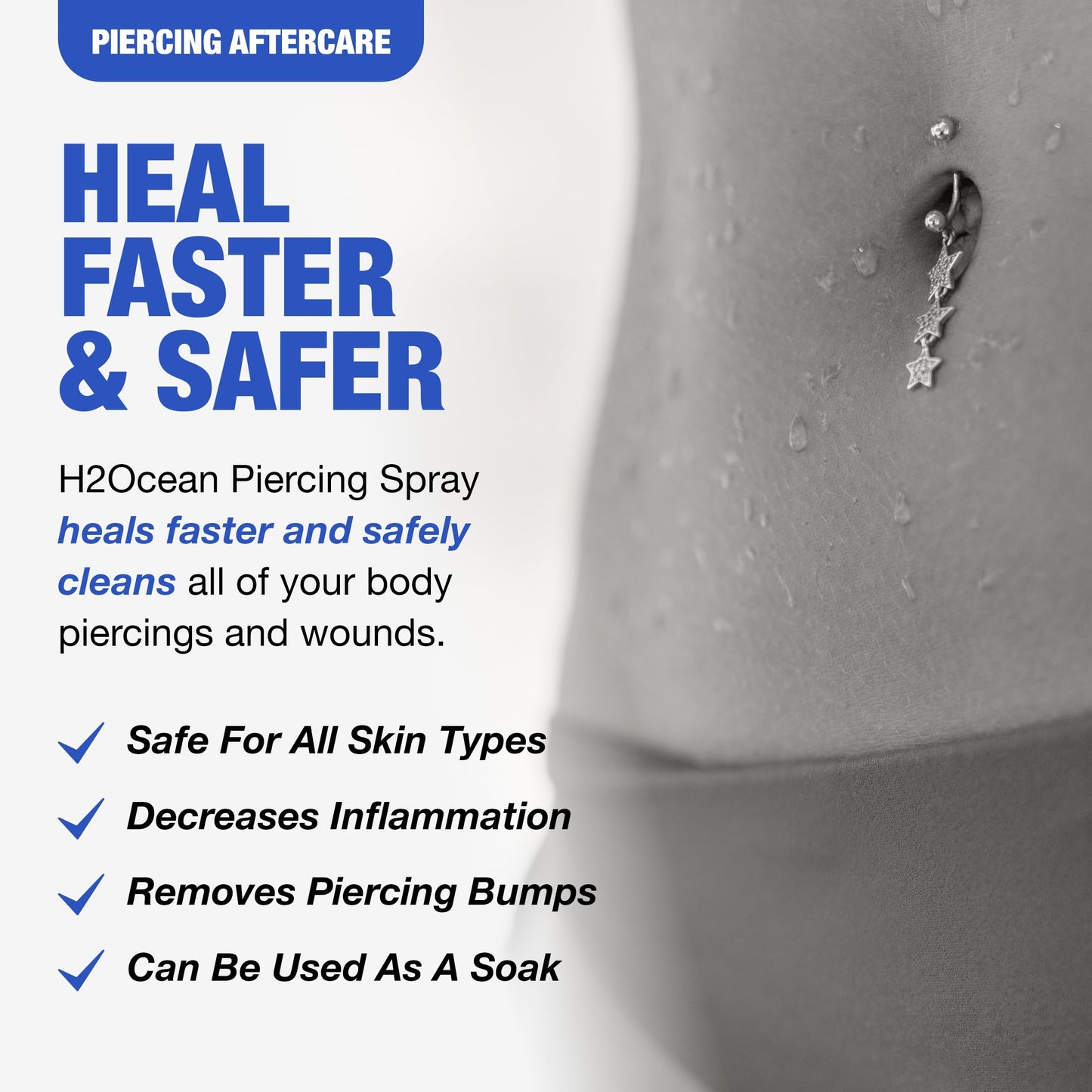 H2Ocean Piercing Aftercare Spray 4oz