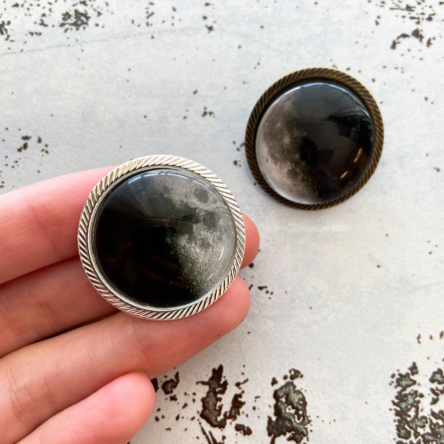 CLEARANCE My Moon Custom Lunar Phase Lapel Pin