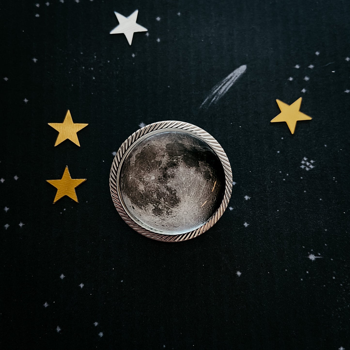 CLEARANCE My Moon Custom Lunar Phase Lapel Pin