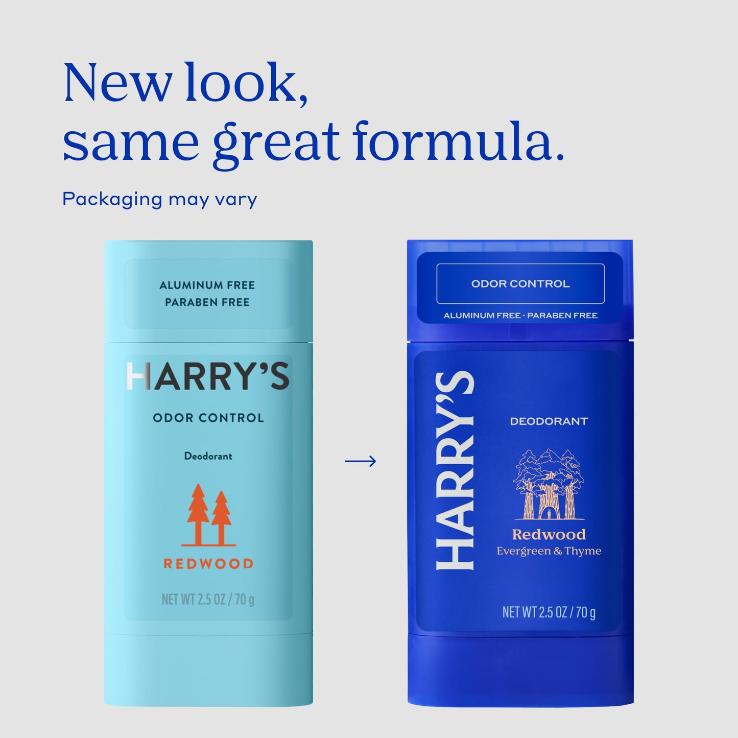 Harry's Aluminum Free Deodorant for Men - Odor Control, Stone Scent, 2.5 Oz, 3-Pack, Men's Deodorant