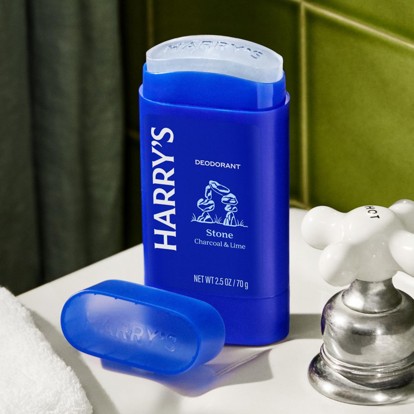 Harry's Aluminum Free Deodorant for Men - Odor Control, Stone Scent, 2.5 Oz, 3-Pack, Men's Deodorant