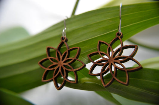 Lotus Flower Earrings